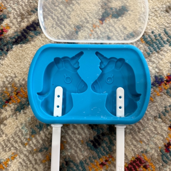 Blue silicone Unicorn horse popsicle candy treat baker mold by Joie girl theme - Picture 3 of 6